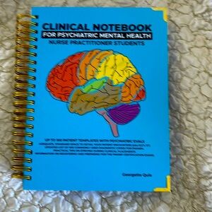 Clinical Notebook for Psychiatry Mental Health Nurse Practitioner Students